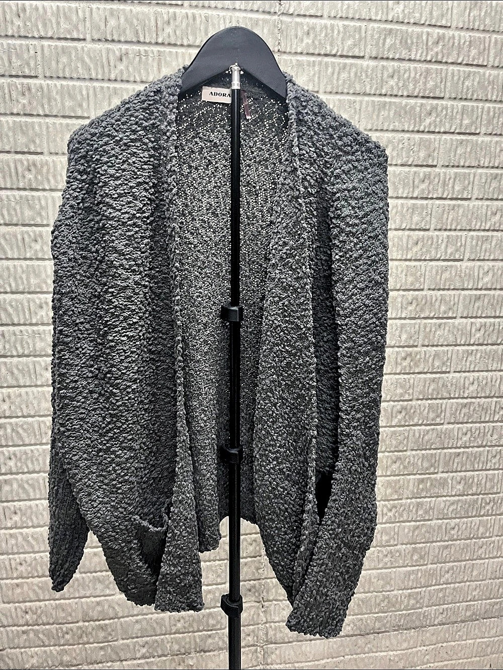 Adora Teddy Jacket in Gray